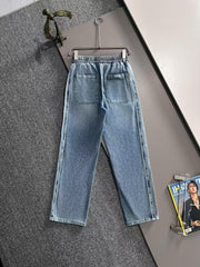 Wide leg jeans straight leg pants