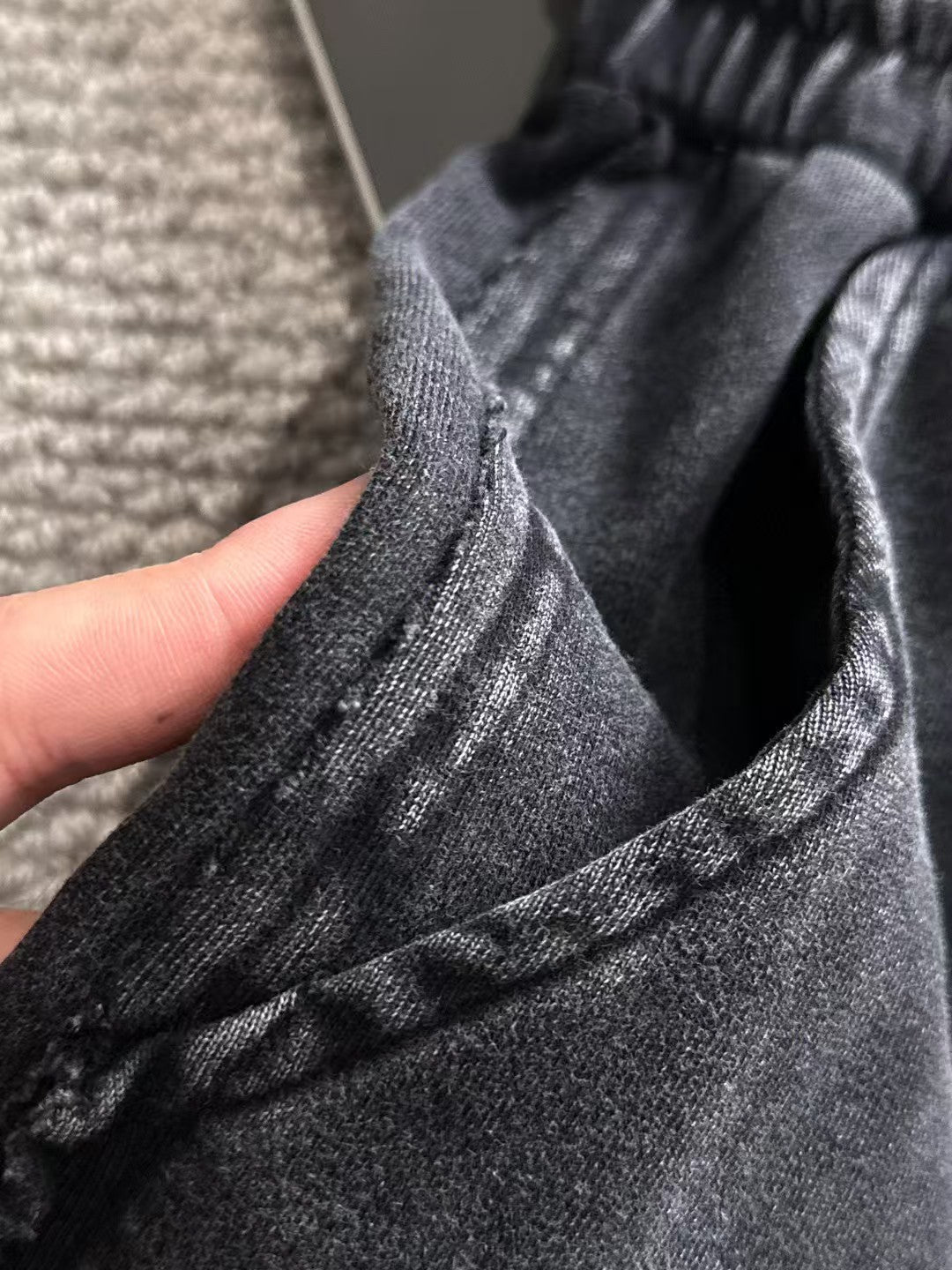 Clear color loose shorts