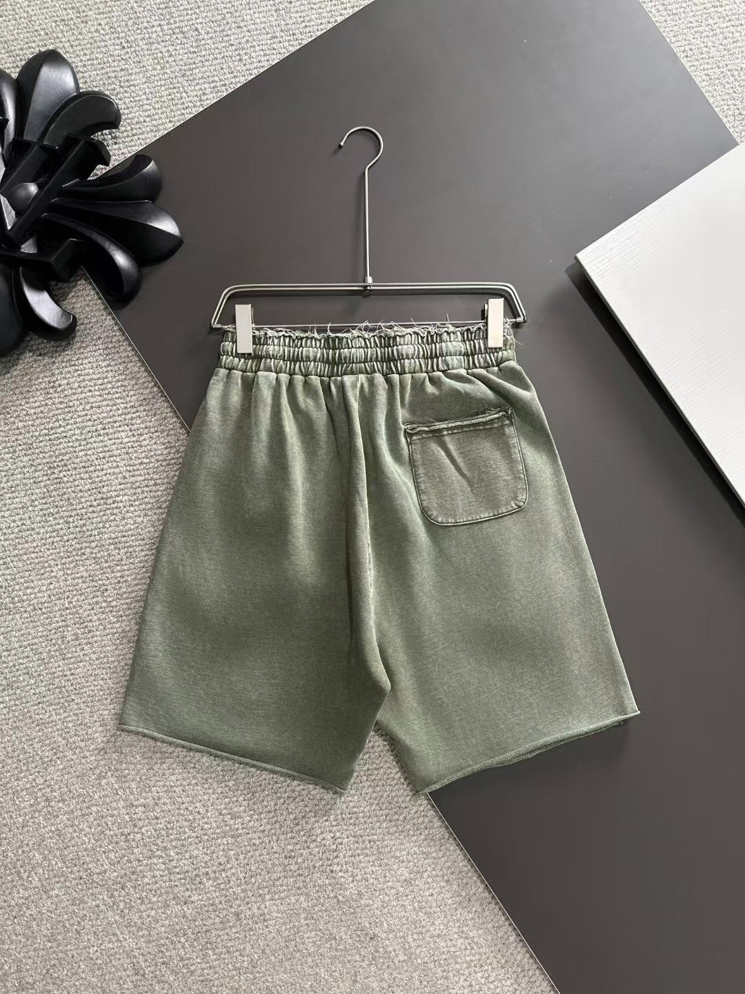 Clear color loose shorts