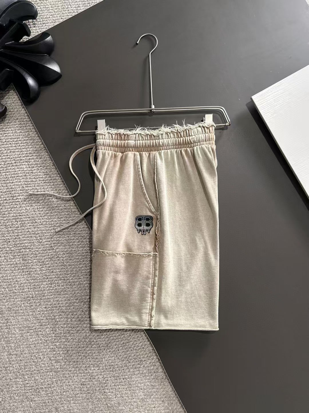 Clear color loose shorts