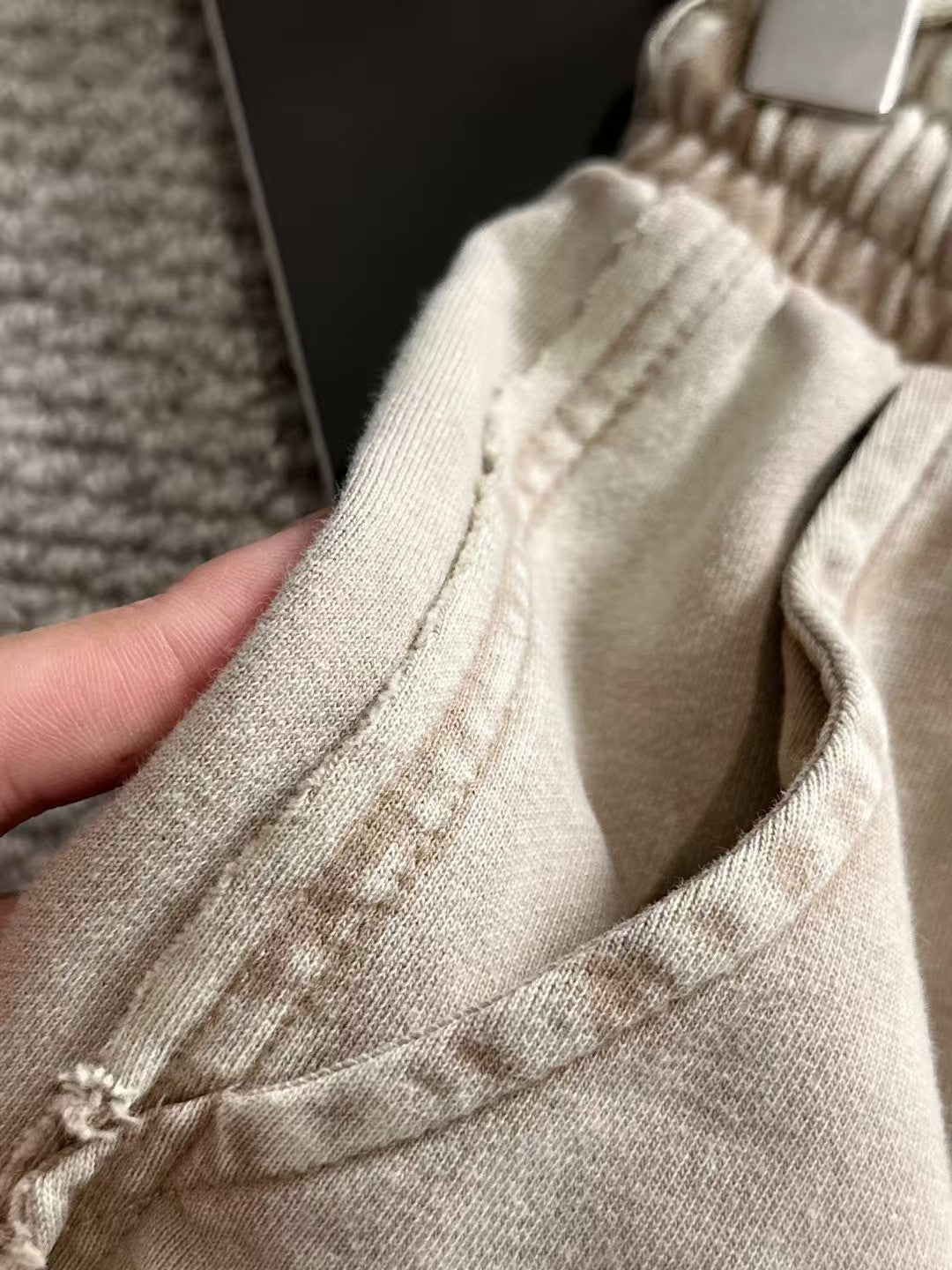 Clear color loose shorts