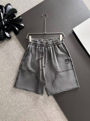 Clear color loose shorts