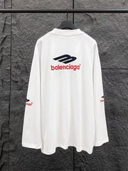 Classic round neck long sleeved T-shirt