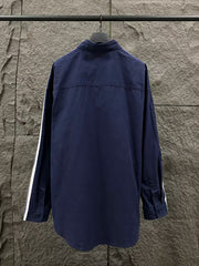 Three bar long sleeved shirt