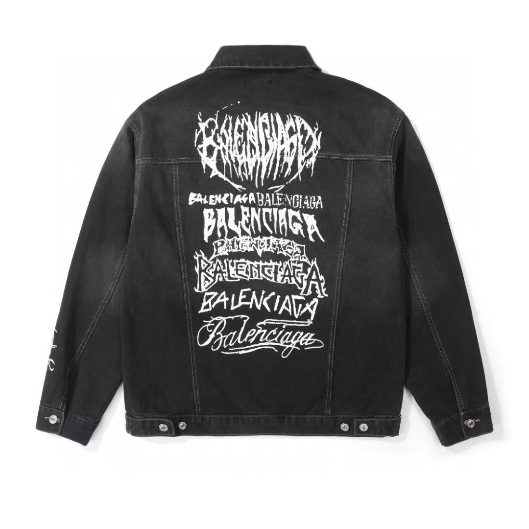 Denim loose jacket