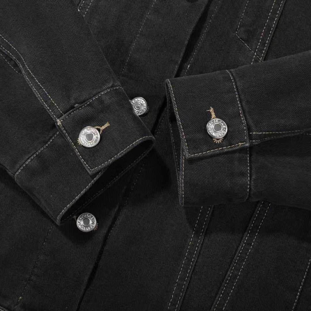 Denim loose jacket