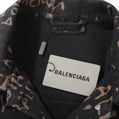 Classic washed letter full printed jacket