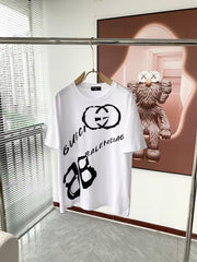 New trendy couple's short sleeved T-shirt