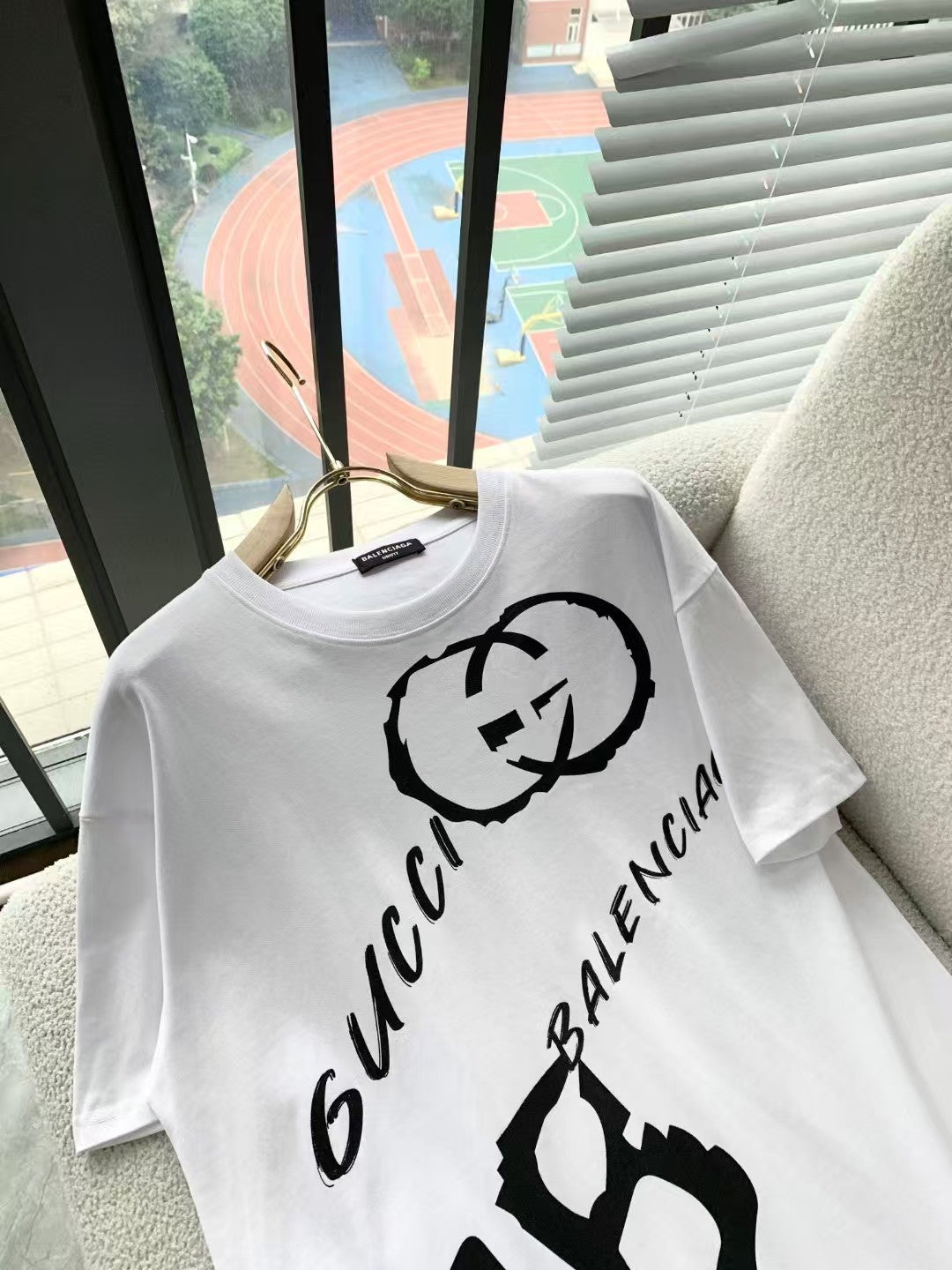 New trendy couple's short sleeved T-shirt
