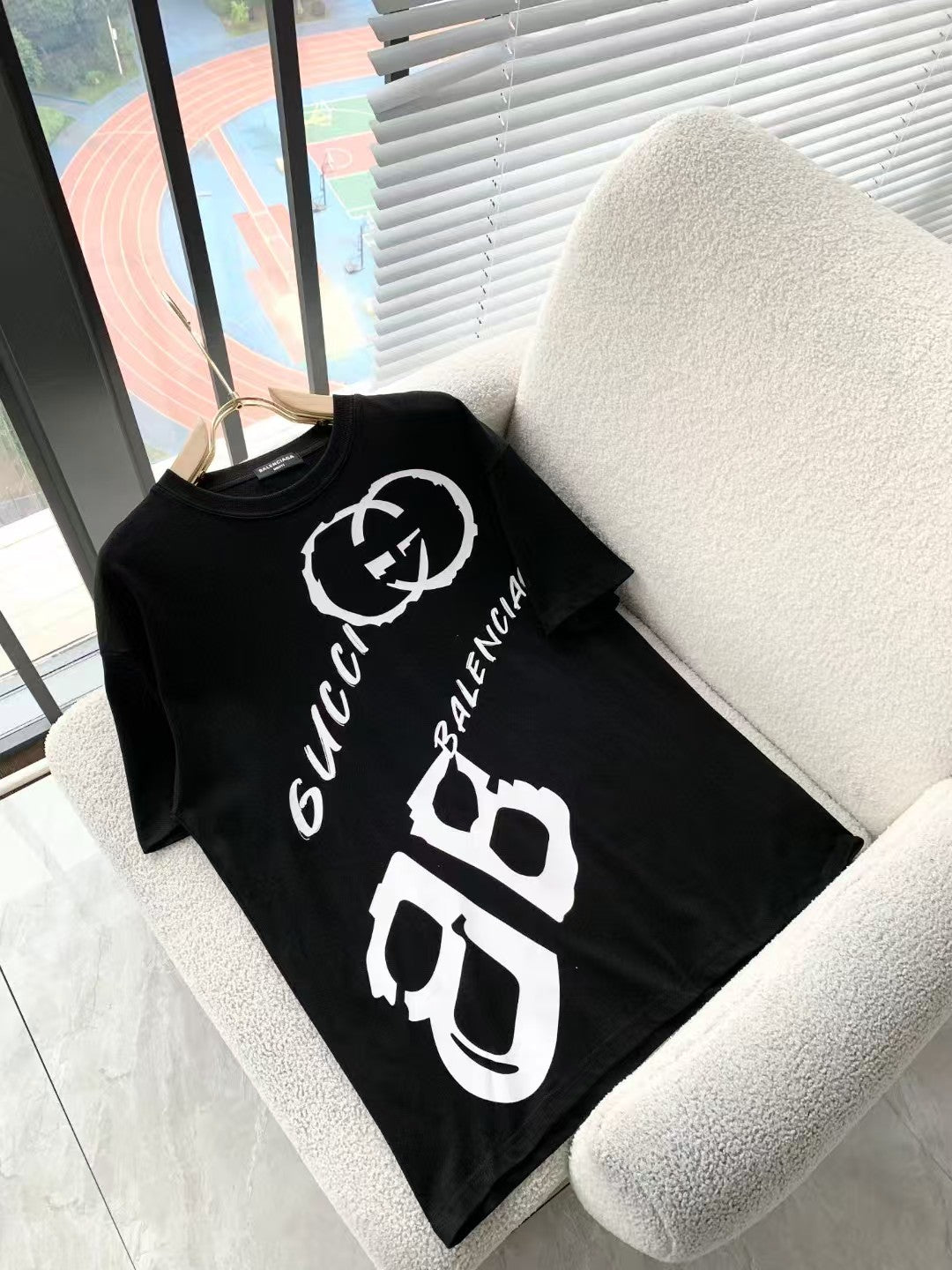 New trendy couple's short sleeved T-shirt