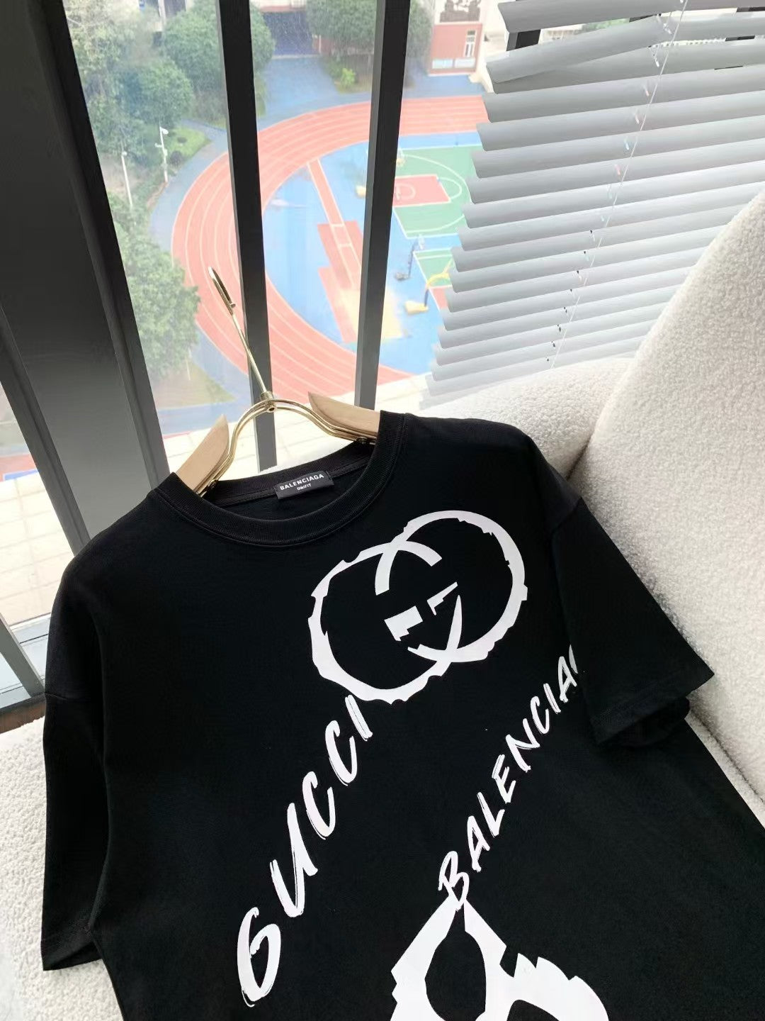 New trendy couple's short sleeved T-shirt