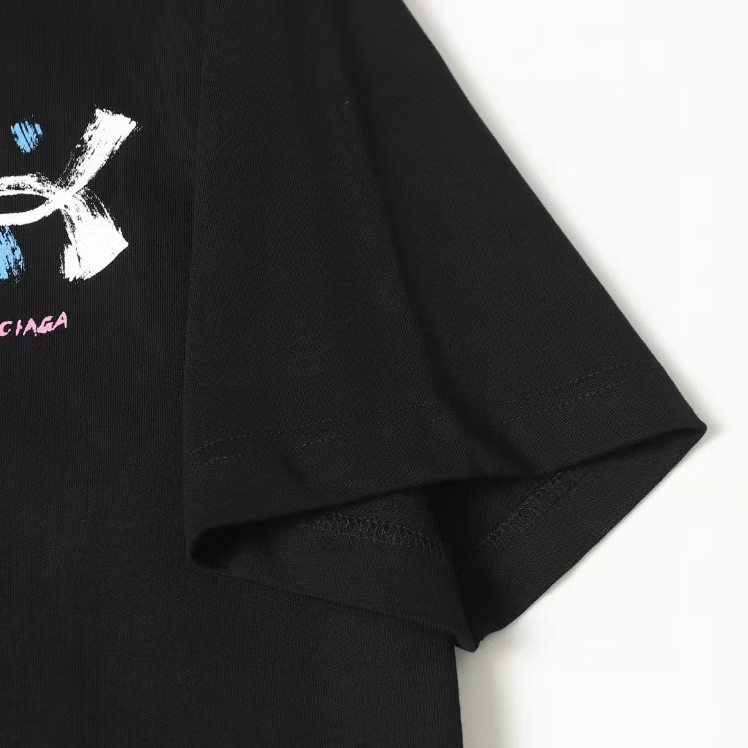English letter short sleeved T-shirt
