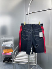 New double-sided spliced shorts