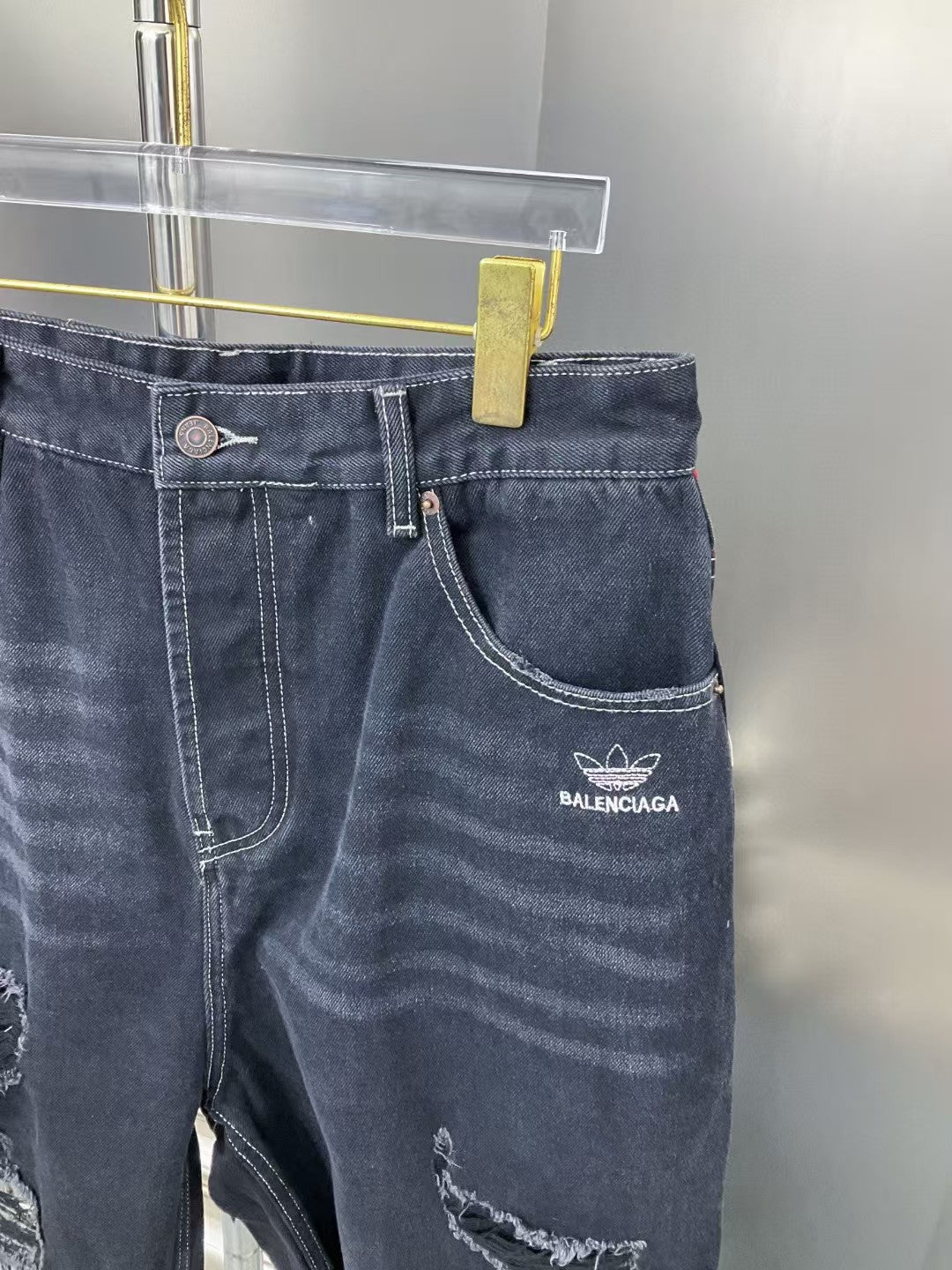 New double-sided spliced shorts