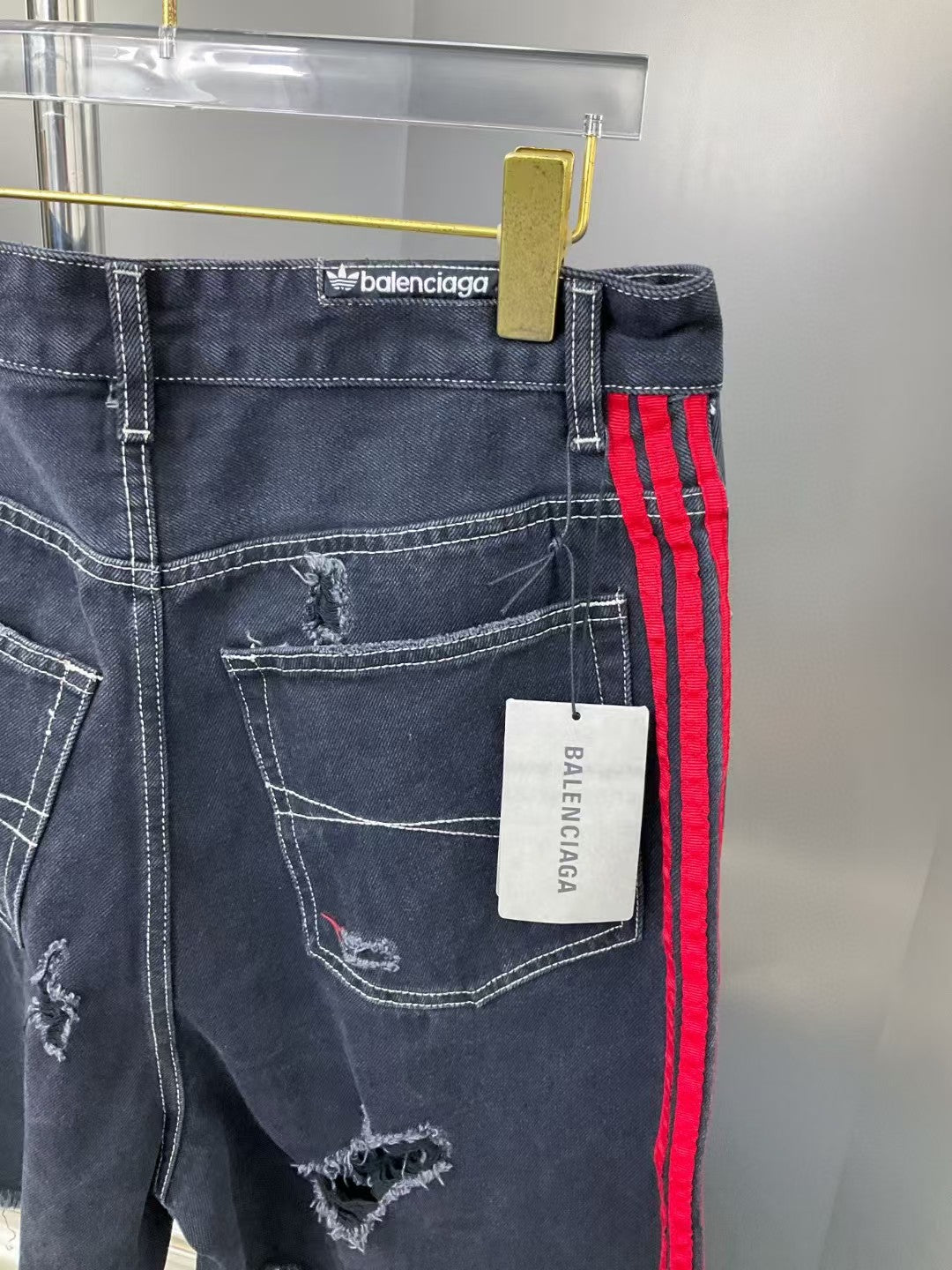 New double-sided spliced shorts