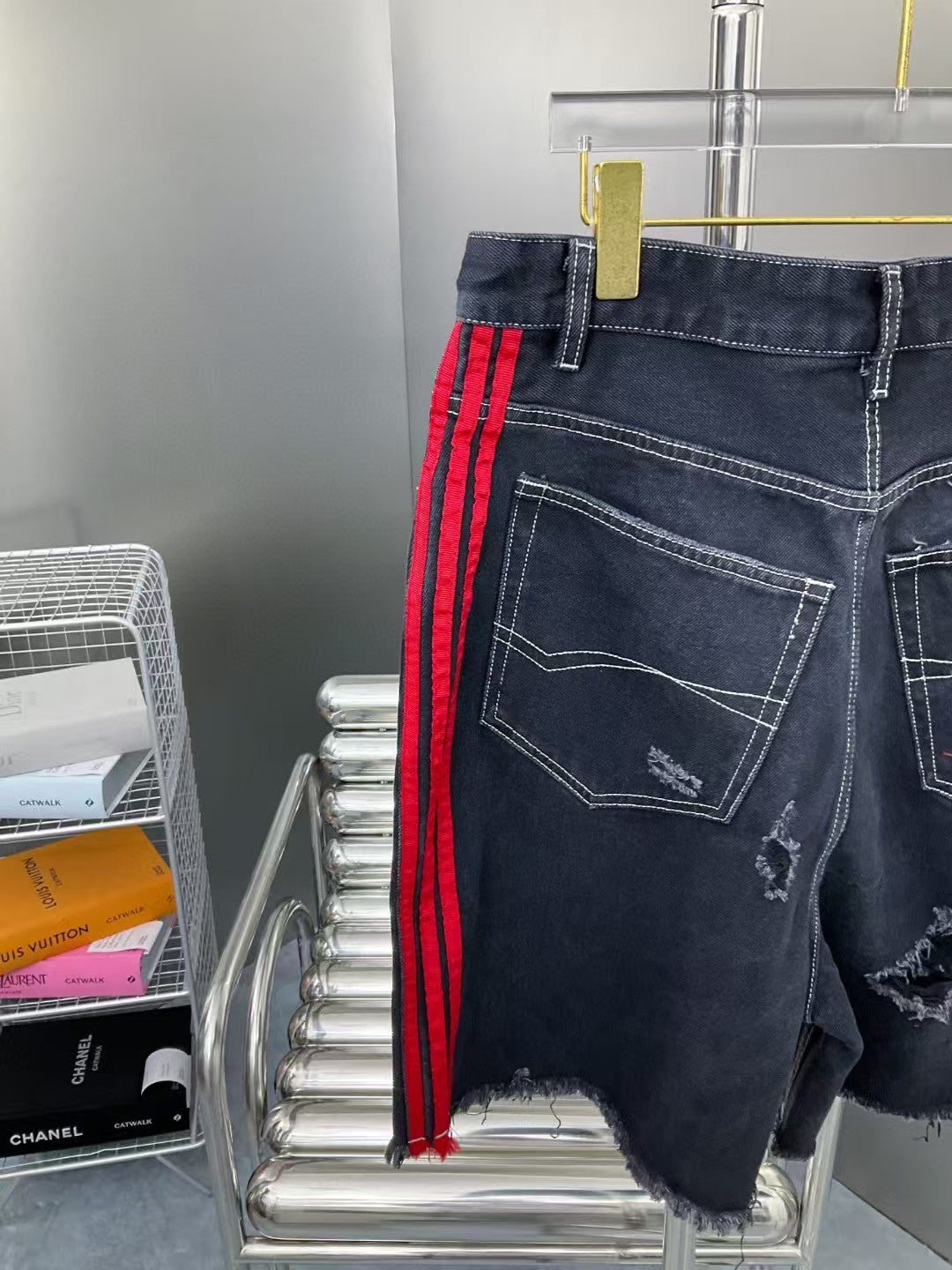 New double-sided spliced shorts