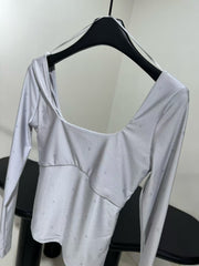 Hot silver long sleeves