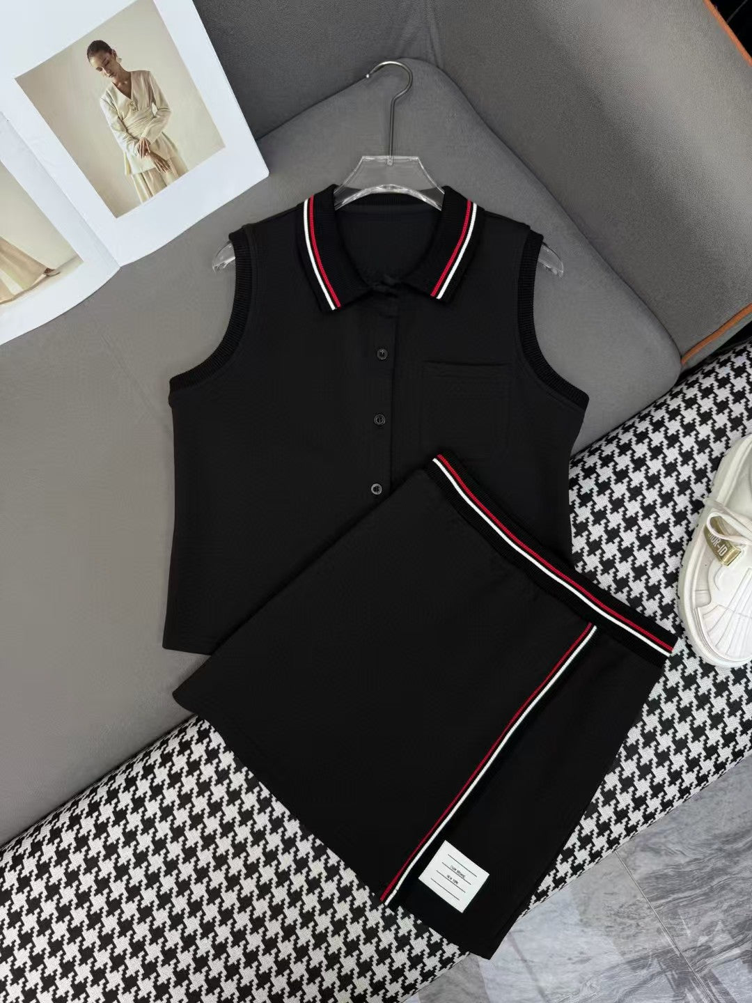 New vest top ➕ Half skirt set/