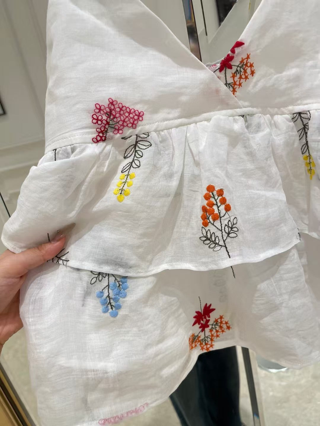 Embroidered straps!