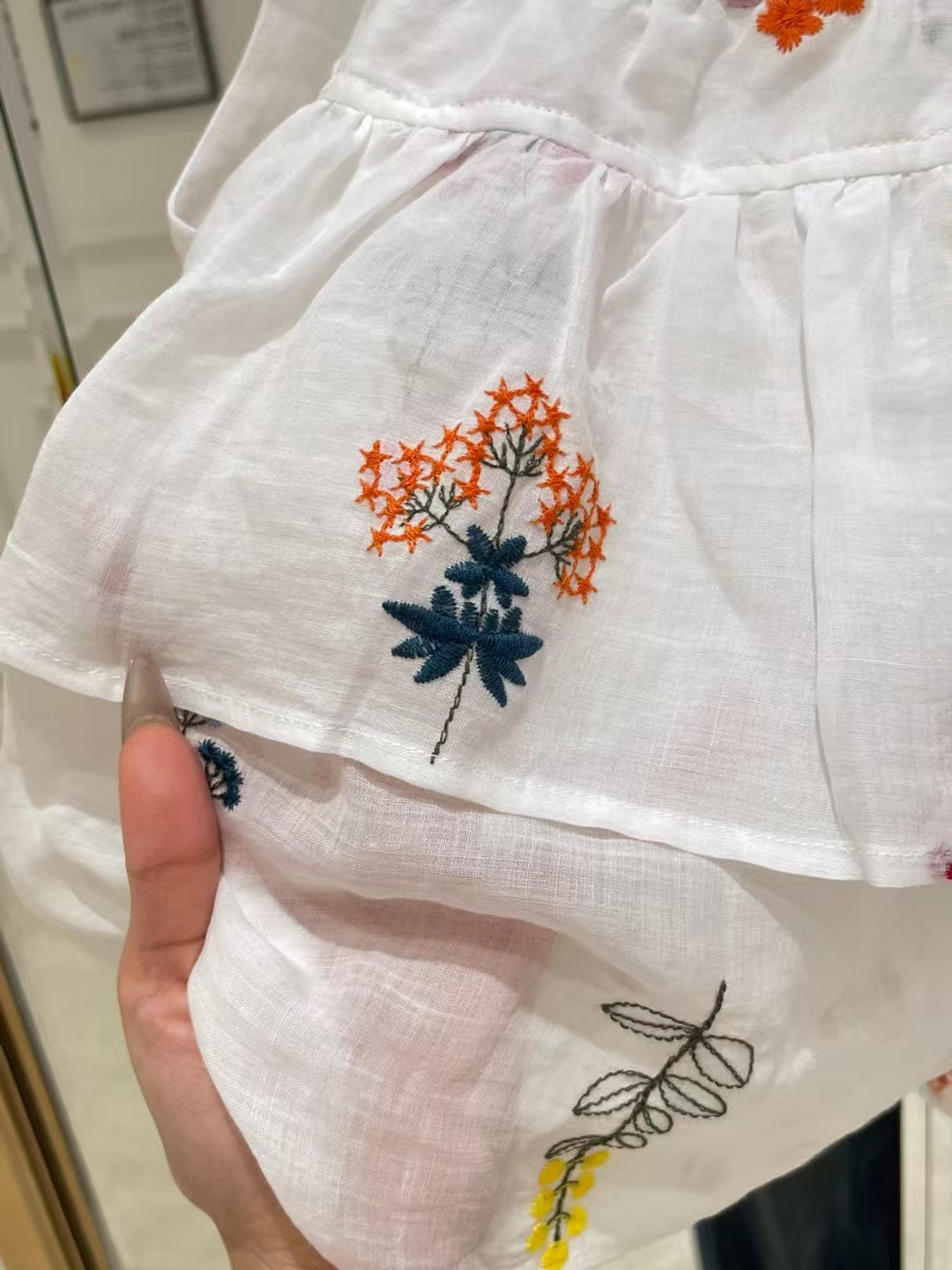 Embroidered straps!