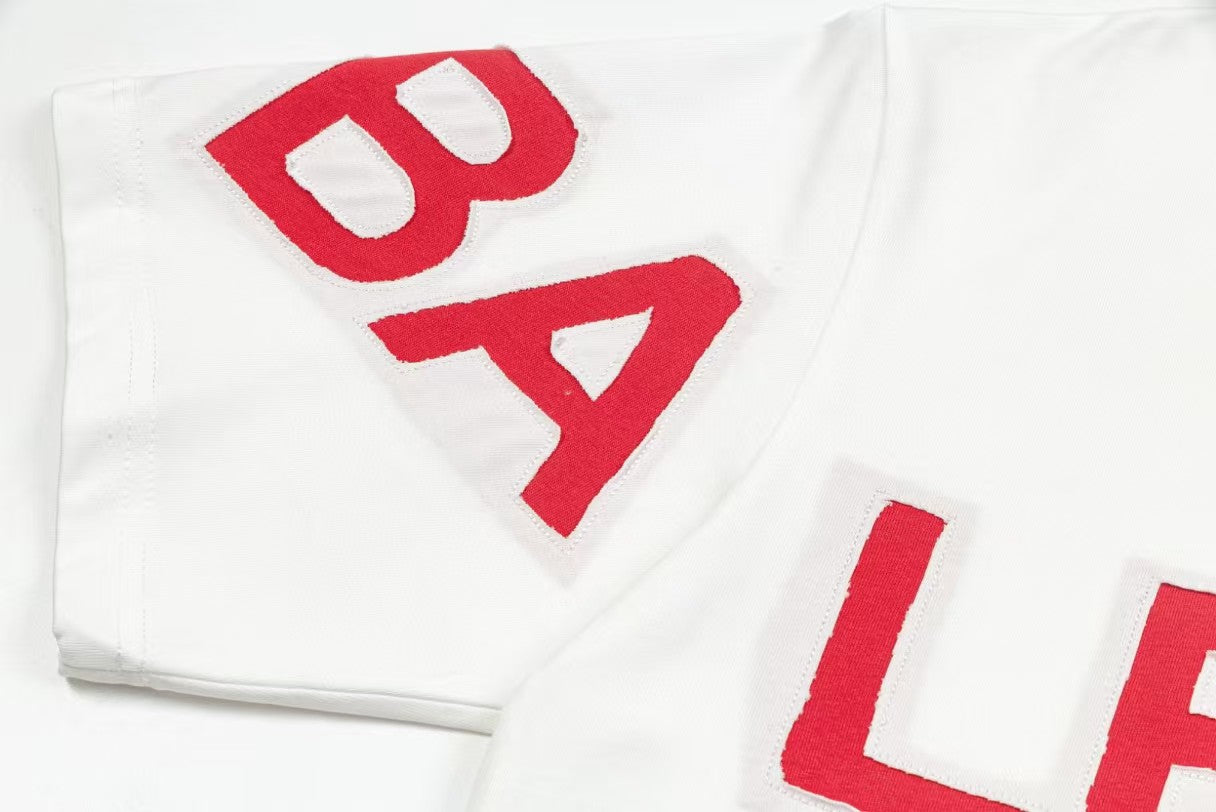 Letter short sleeved T-shirt