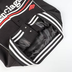 Embroidered baseball jersey with towel