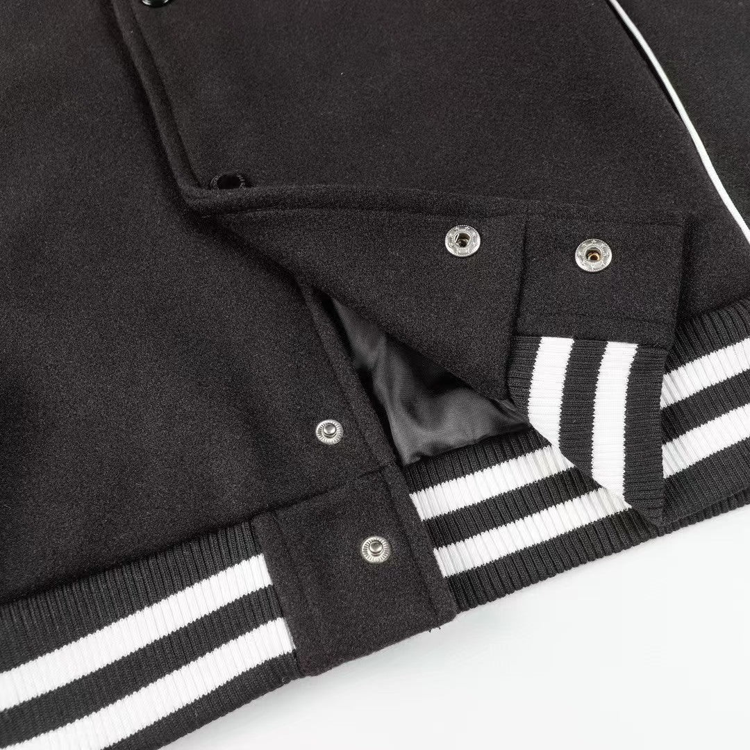 Embroidered baseball jersey with towel