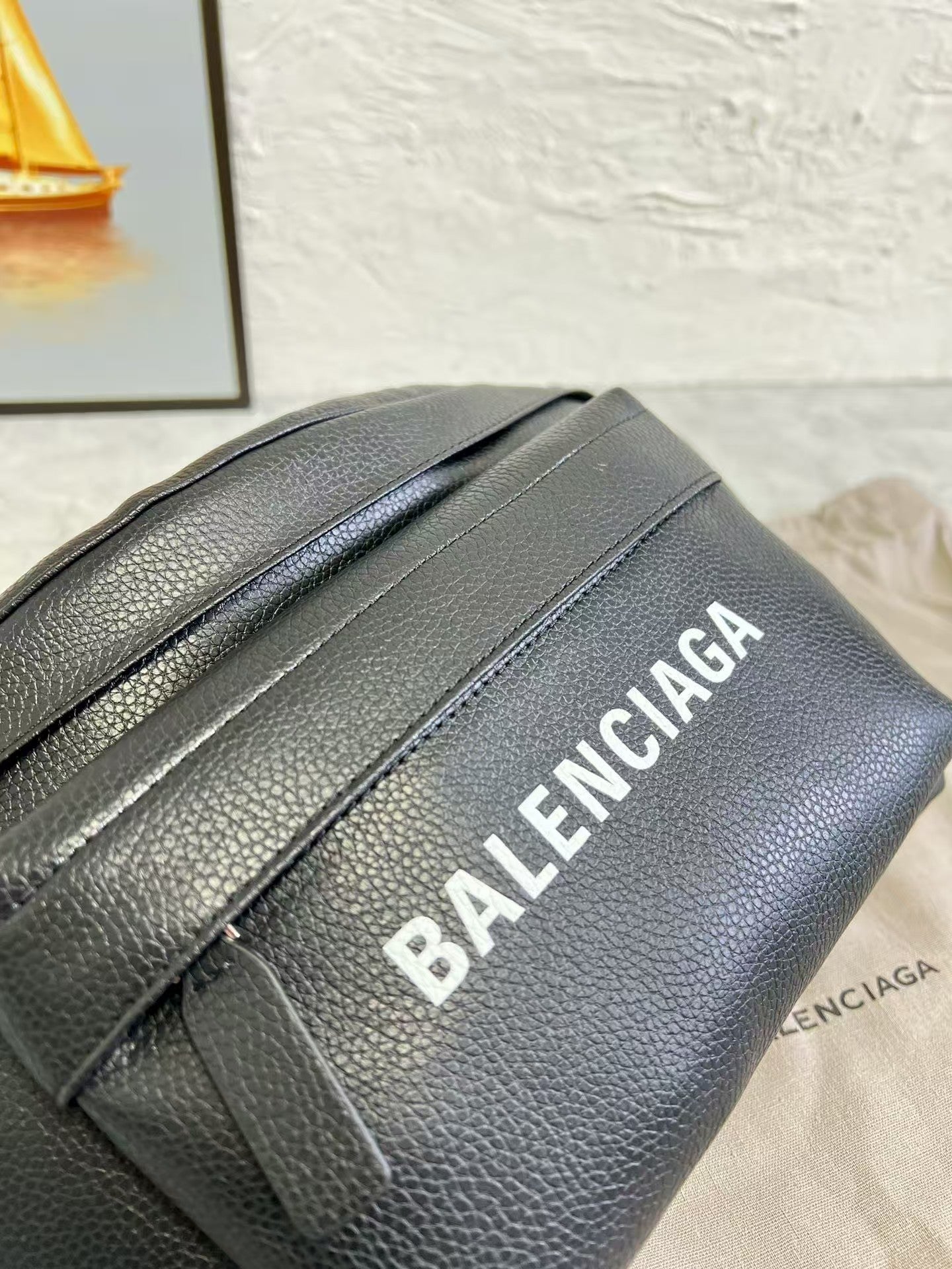 Black waist bag