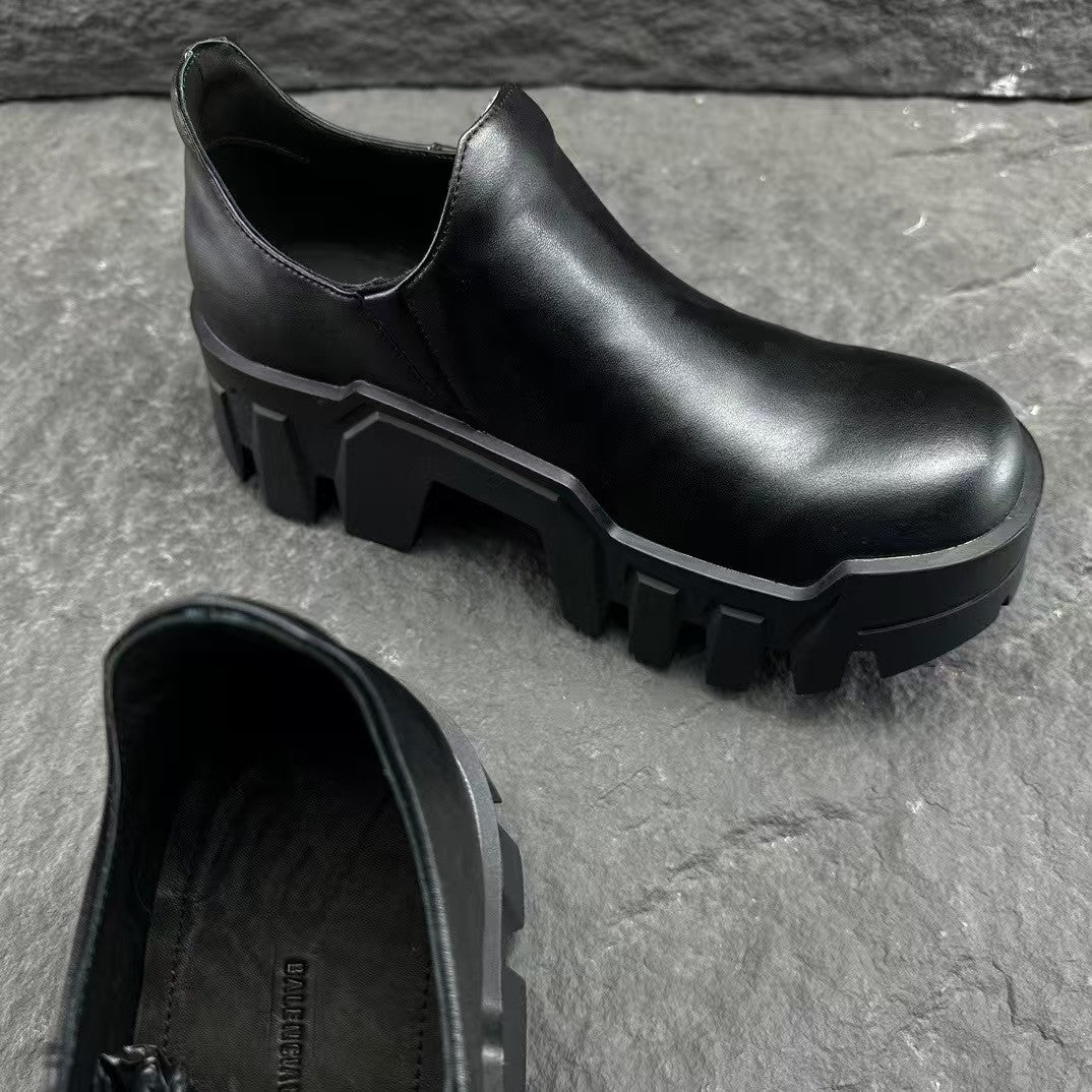 Men's and women's shoeless derby shoes