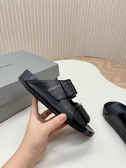 Boken slippers half drag
