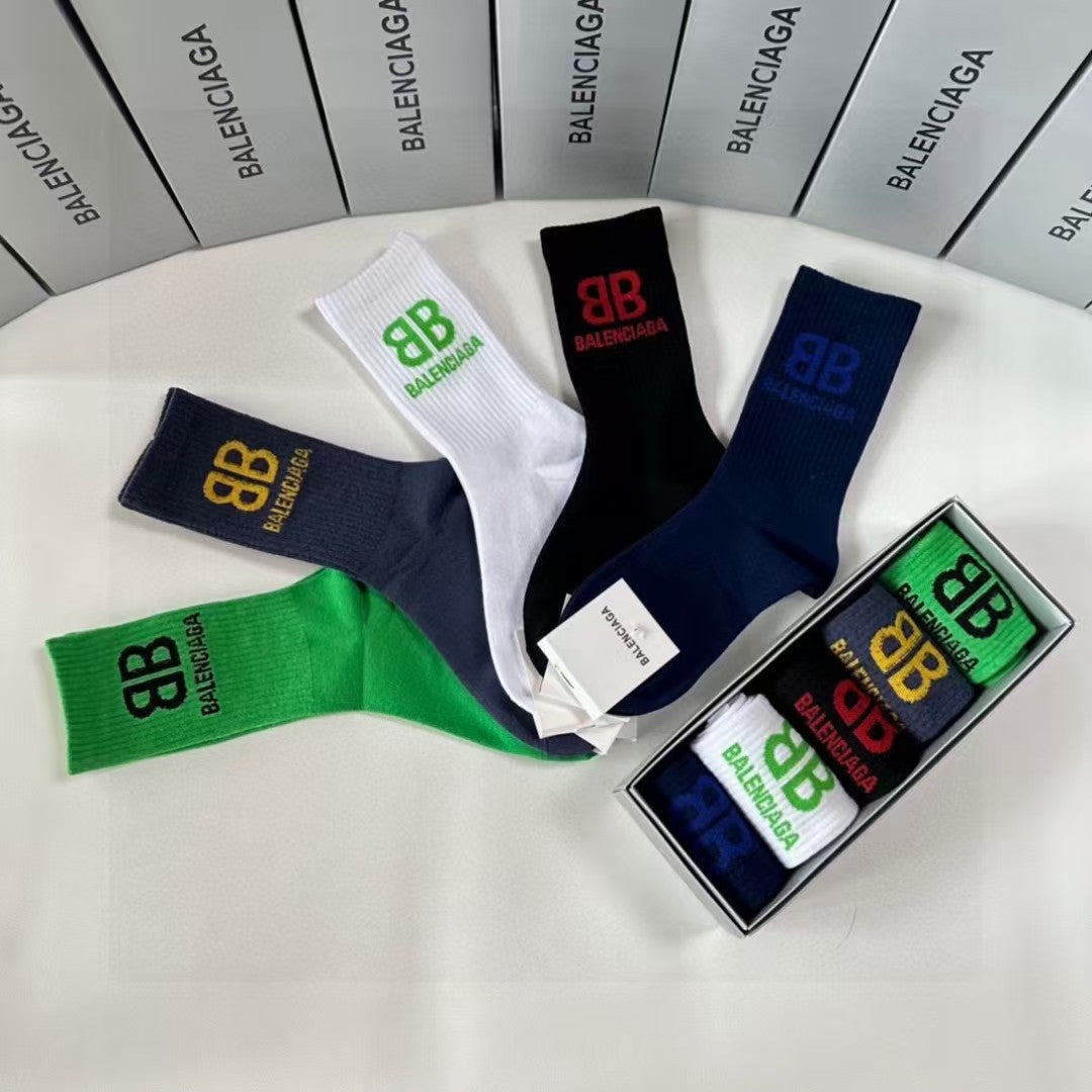 New Classic Medium to Long Stacked Socks
