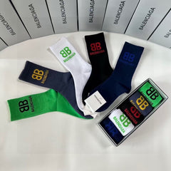 New Classic Medium to Long Stacked Socks