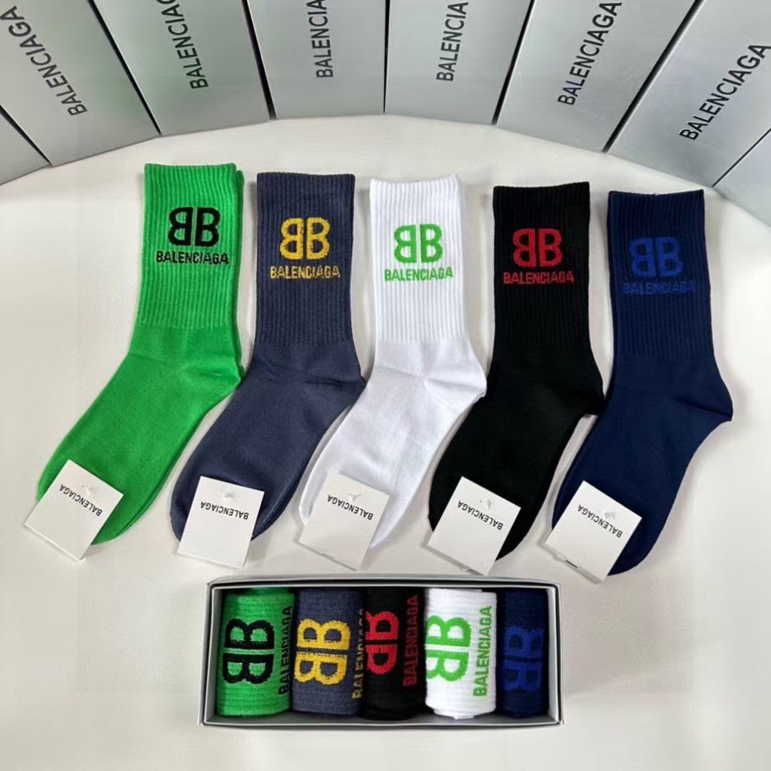 New Classic Medium to Long Stacked Socks