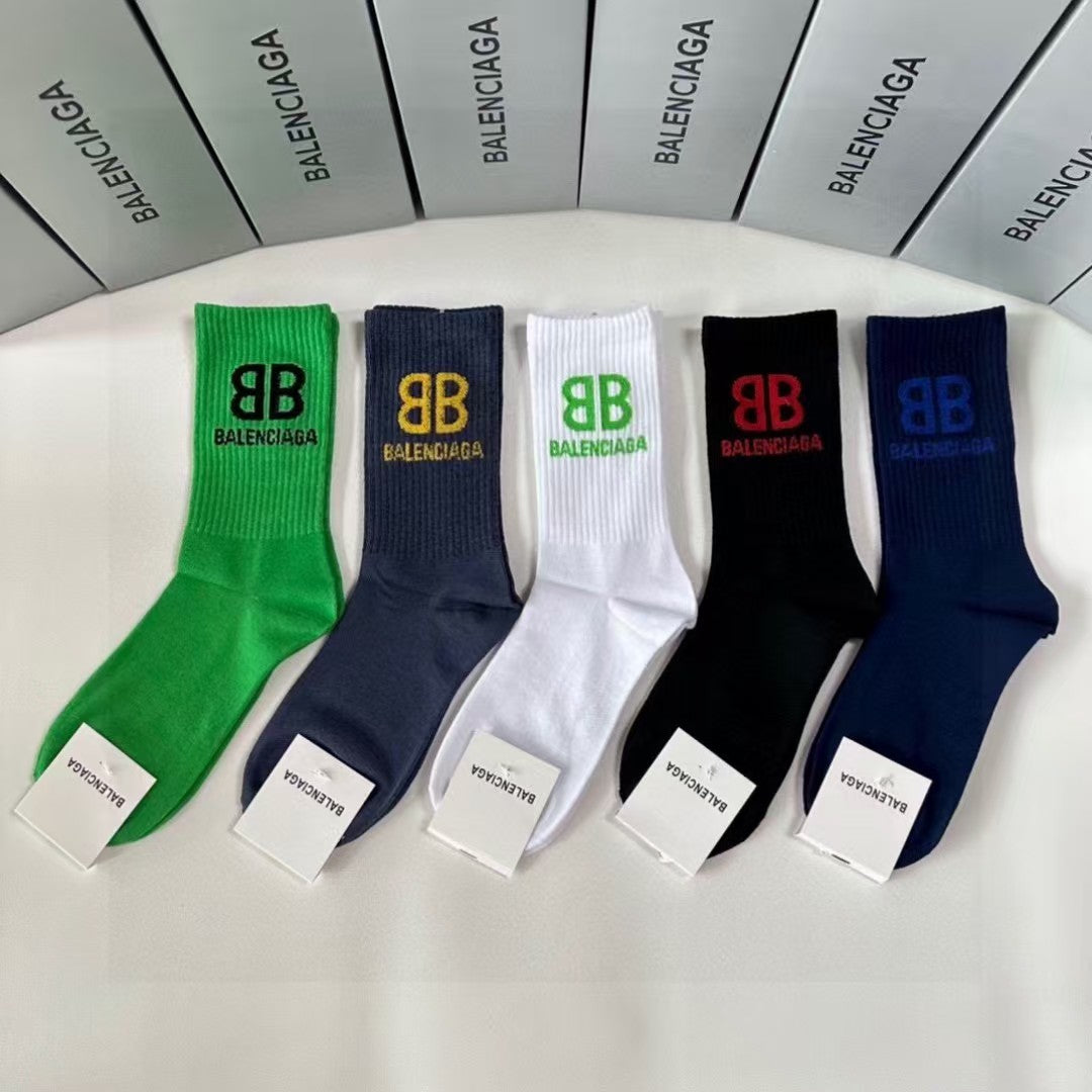 New Classic Medium to Long Stacked Socks