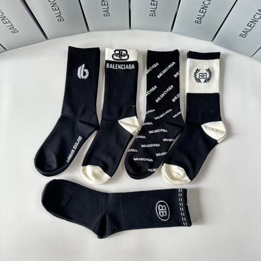 Long tube pile socks socks