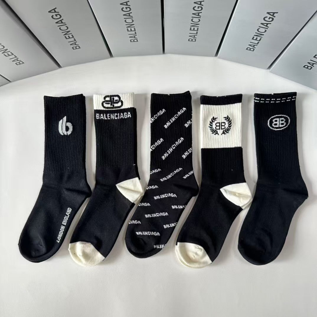 Long tube pile socks socks