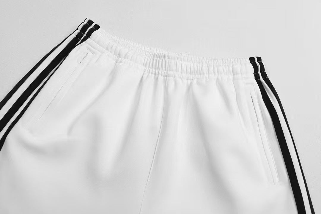 Classic Three Bar Couple Wide Leg Pants