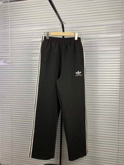 Classic Three Bar Couple Wide Leg Pants