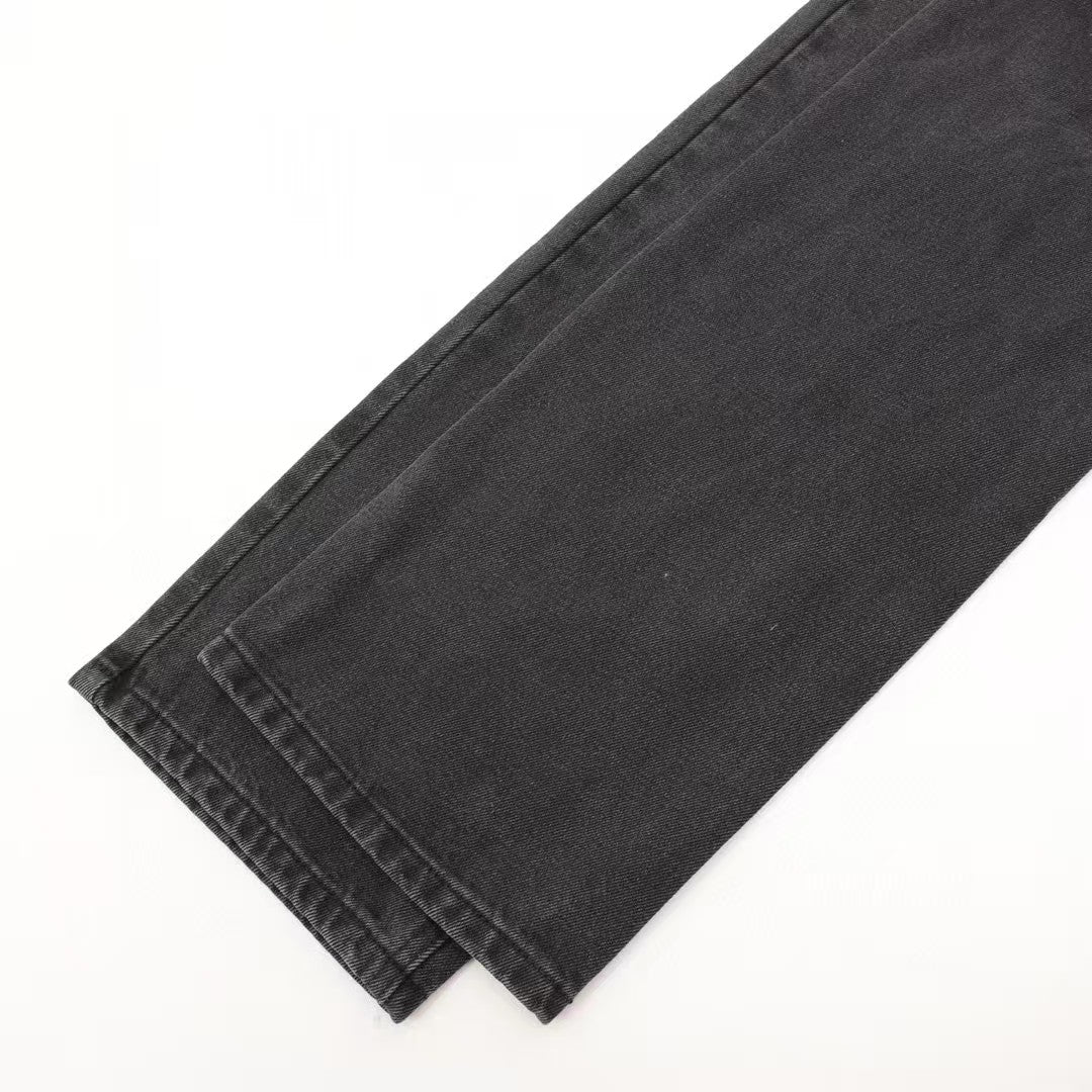 Graffiti Coke Printed Washed Jeans