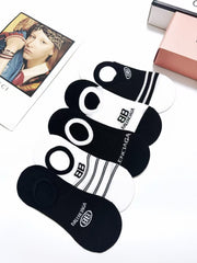 Pure cotton boat socks