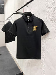 Short sleeved lapel polo shirt
