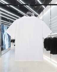 Round neck short sleeved T-shirt