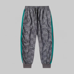 New woven belt pants