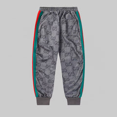New woven belt pants
