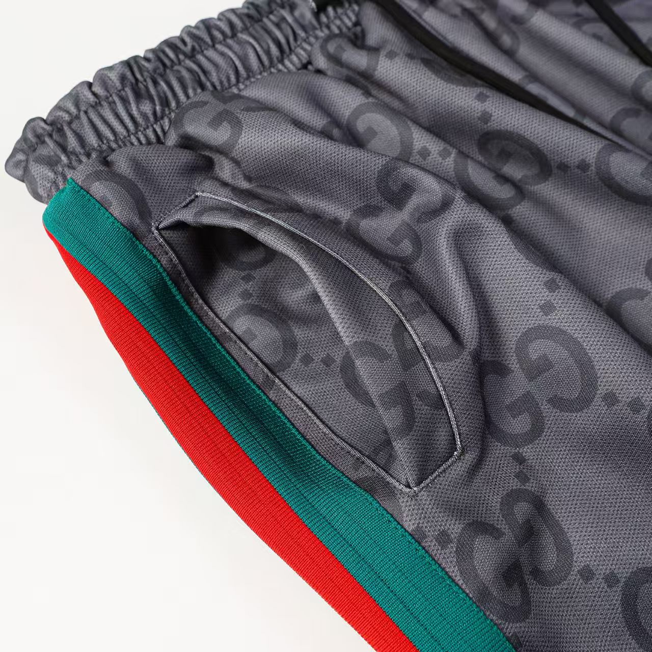 New woven belt pants