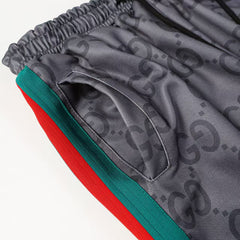 New woven belt pants