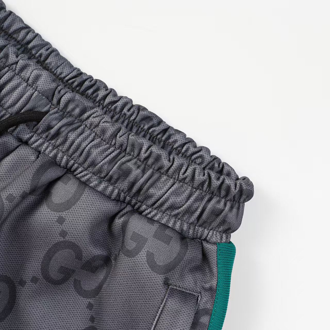New woven belt pants