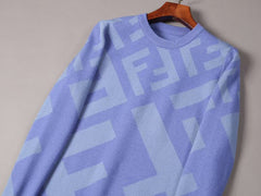 Autumn and winter new round neck pullover sweater