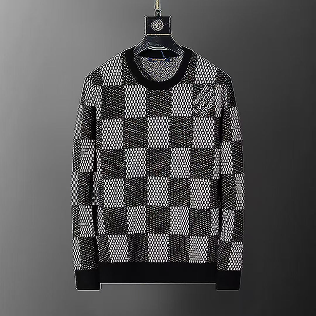 Autumn and winter new round neck pullover sweater