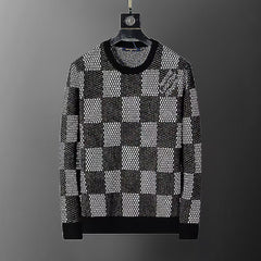 Autumn and winter new round neck pullover sweater